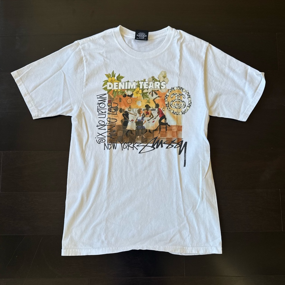Stüssy denim tears T-shirt